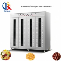 Fabrieksdirect verkoop 90/102/120/136/trays voedseldroger elektrische fruit- en groentedroger