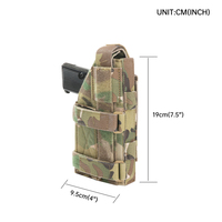 Holster tactique universel réglable pour la chasse, résistant aux déchirures, pour droitiers, avec poche pour la jambe