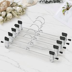 Wholesale Factory Hotel Metal Iron Cheap Mens Hanger Heavy Duty Ultra Thin Saving <b>Laundry</b> Skirt Pant Hangers Clip Single Kitchen - Product Image 4