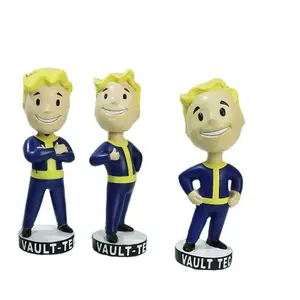 Customized Wholesale New Design Resin Crafts Toys Blond Boy Bobble Head Home Decoration Gifts Furnishing Articles