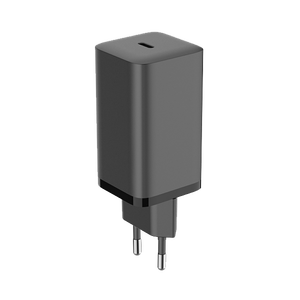 Chargeur mural rapide USB-C GaN 65W avec prise EU, puissance de sortie 10W, QC3.0, protection contre les surintensités - Product Image 1