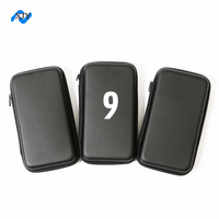 Étui de rangement rigide pour accessoires EVA avec logo personnalisé, pour câbles USB, chargeurs, batteries externes et petits gadgets
