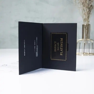 Carte à puce VIP personnalisée de luxe Nfc Boîte d'enveloppe d'emballage pour carte de crédit d'entreprise Boîtes d'emballage à fermeture magnétique - Product Image 3