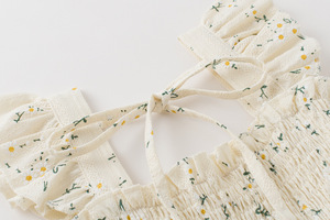 Vestido de Verano Moderno y Sencillo para Niñas, Vestido Infantil con Estampado Floral Fresco, Personalización al por Mayor - Product Image 3