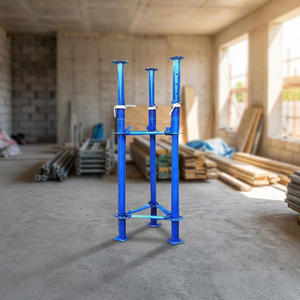 Industrial Steel Support Construction Hot <b>Dip</b> Galvanized Film Inclined Scaffolding Adjustable Site Support System - Product Image 3