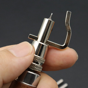 Outil de rainurage du cuir à 7 rainures réglables, pour la création de biseaux et les plis de <span class=keywords><strong>couture</strong></span>, outil de bricolage pour le travail du cuir - Product Image 4