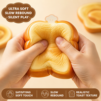 Southpeak Toy Toast Day Squishy Squishy Toys Soft Squishy Toys Fidget Toys Sensory Squishy Toy Slow Rising Wholesale Bulk OEM