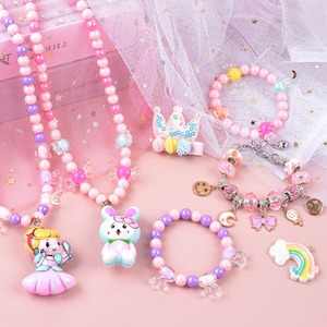 Giocattoli di perline per bambini fai da te scatola regalo con perline a testa di orsetto per ragazza giocattoli Puzzle fatti a mano Set di braccialetti di perline per bambini - Product Image 2