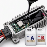 Adhésif époxy bicomposant Boqiao haute brillance résistant aux UV pour applications d'appareil photo, de menuiserie et d'emballage, haute température