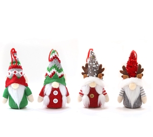 Nuovo ciondolo di natale ornamenti nani decorazione del partito gnomo bianco regali Mr e Mrs ornamenti per bambole Led gnomi di natale senza volto - Product Image 4