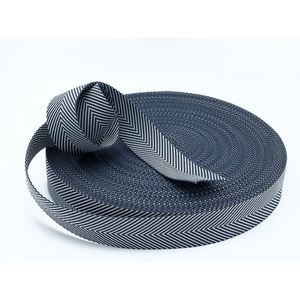 New Custom Elastic High Tenacity Polyester Webbing Woven Special Pattern Technique Multi Color Jacquard Garment Accessories - Product Image 1