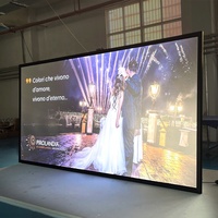 Bingkai LED Aluminium Backlit, Kotak Lampu LED, Kotak Lampu Iklan Tanpa Bingkai SEG, Bingkai Kain Kanvas Berlampu