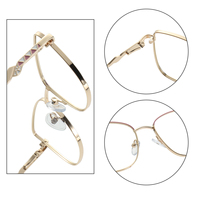 Lunettes de vue œil de chat 2025 pour femmes, monture classique anti-lumière bleue, design spécial, charnières flexibles, montures optiques