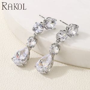 RAKOL EP1180 2025 Fine Jewelry fashion Rhinestone Wedding <b>Bridal</b> <b>Earrings</b> - Product Image 1