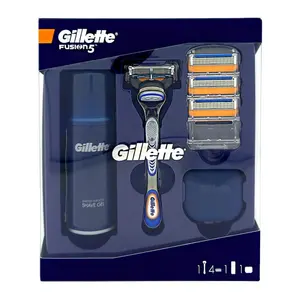 Gillette Fusion Pro Glide rasoi, ricariche per lame, scudi contro le irritazioni della pelle