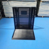 KKmark Barrière de sécurité modulaire pliable pour événements en plein air, concerts, anti-panique, anti-chocs, chariot avec serrure de porte