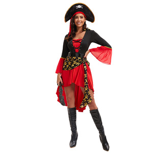 Disfraz <span class=keywords><strong>de</strong></span> pirata <span class=keywords><strong>de</strong></span> Halloween para mujer adulta, disfraz <span class=keywords><strong>de</strong></span> capitán <span class=keywords><strong>Jack</strong></span>, traje <span class=keywords><strong>de</strong></span> actuación pirata para escenario teatral - Product Image 5