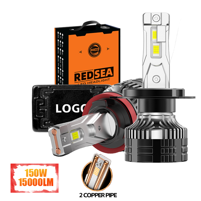 High Power 150 Watts 15000 Lumen Luces LED Para Automotive H4 Luz Faro H7 Focos LED Headlights H4 Led Bulbs for Cars