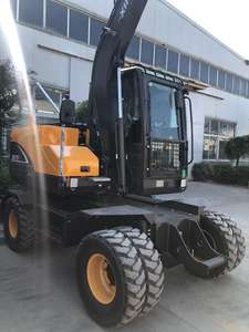 XINIU 6-tons wielgraafmachine XN75B Rhinoceros graafmachine met reserveonderdelen en sloophamer - Product Image 2