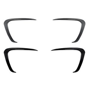 Vw Up Front Bumper Grille <b>Vent</b> Blade Side <b>Vent</b> Blade Decal 2011-2015 Piano Black Carbon Fiber Texture Adhesive ABS Car Sticker - Product Image 3