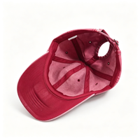 Gorra de Béisbol Vintage Lavada con Logotipo Personalizado Bordado, Protección Solar para Hombres y Mujeres, Gorra Trucker con Cola de Caballo, Gorra Deportiva para Exteriores, Gorra de Papá