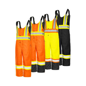 Combinaison de travail imperméable de classe 2 ANSI, coutures renforcées durables, haute visibilité, réfléchissante, combinaison de sécurité une pièce adaptée aux hommes - Product Image 4