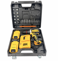 Perceuse à percussion sans fil industrielle 24V, 128 N.m, haute précision, batterie au lithium OEM, étui rigide, pour structure en acier