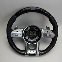 Volante Deportivo de Fibra de Carbono Compatible con Mercedes-Benz 809/ AMG 809-e-300 (Modelos Antiguos y Nuevos)