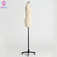 Mannequin de couture femme demi-corps avec main magnétique pour tailleur et modélisme