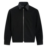 2025 manteau décontracté pour hommes Style de banlieue Simple nouvelle conception de veste de vent d'argent ancien coréen avec col montant Double couche