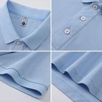 Polo personnalisé avec logo, uniforme de travail d'été à manches courtes, coupe ajustée, haute qualité, pour serveurs de restaurant en Europe