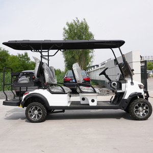 Carrito de Golf Eléctrico de 6 Plazas Personalizado por el Fabricante, Buggy de Golf con Altavoces, Autobús Turístico de 4 Ruedas en Venta - Product Image 4