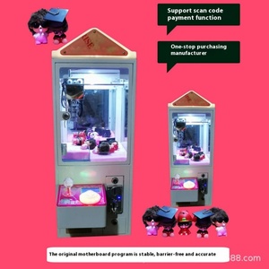 Mini Popular Single <b>Claw</b> <b>Machine</b> Small Home Mini Clip Doll Coin Operated <b>Game</b> for Children Fun Playground City <b>Game</b> - Product Image 4