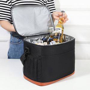 Sac isotherme pour le déjeuner, personnalisé avec logo, portable, imperméable, en Oxford, étanche, en PEVA, pour adultes, pour pique-nique en plein air, pour aliments - Product Image 3