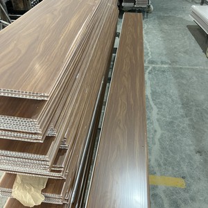 Hot Bán thiết kế gỗ lợi nhuận PVC lớp phủ Ốp rãnh PVC Trần Bảng điều chỉnh - Product Image 1