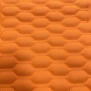 Cuero Sintético de Microfibra Nappa Perforado, Impermeable y Elástico para Tapicería de Asientos de Auto, Decoración del Hogar y Muebles - Product Image 1