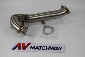 ท่อไอเสียสแตนเลส MATCHWAY ขัดเงา เชื่อมด้วยวิธี TIG 100% สำหรับ <span class=keywords><strong>Audi</strong></span> A4 A5 B8 <span class=keywords><strong>Q5</strong></span> 2.7 3.0 TDI ปี 2007-2013 - Product Image 2