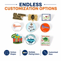 Pins de Solapa de Esmalte Suave con Formas Variadas Personalizadas, Logotipo y Texto Personalizados, Broches Decorativos Conmemorativos y de Recuerdo
