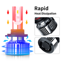 Aurora RGB Led phare de voiture App Control H4 H7 H11 9005 12V 24V Auto LED phare de voiture ampoule