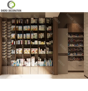 ตู้โชว์เครื่องสำอางพร้อมไฟ LED แบบกำหนดเองสำหรับร้านค้าปลีก ตู้โชว์เครื่องสำอางรักษ์โลก พร้อมแบบร่าง 2 มิติ 3 มิติ - Product Image 4