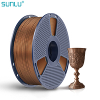 Pour filament métallique PLA |   Filament d'imprimante 3D PVA de 1,75 mm infusé de poudre métallique avec finition métallique réaliste