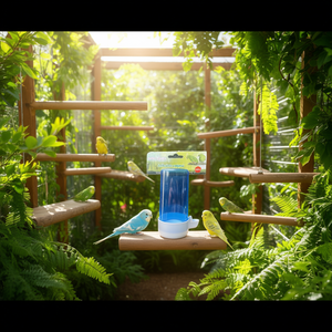1 bottiglia d'acqua per uccelli, accessori essenziali per uccelli - Product Image 2