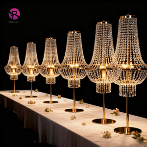 Supporto per <span class=keywords><strong>Lampadario</strong></span> da Matrimonio Dorato con Perline di Cristallo, Centrotavola Illuminato, Vaso da <span class=keywords><strong>Tavolo</strong></span>, <span class=keywords><strong>Lampadario</strong></span> per Decorazioni di Feste - Product Image 1