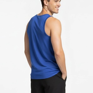 Mens Quick-<b>drying</b> <b>Cloth</b> Sports Running Vest Light Breathable Leisure Hip Length Fitness Sleeveless Top Shirt - Product Image 2