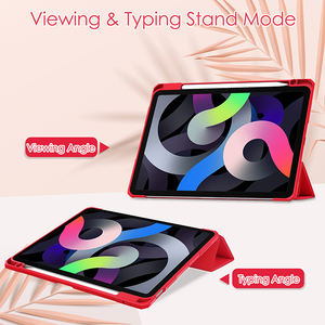 Fundas transparentes de 3 pliegues para <span class=keywords><strong>Apple</strong></span> <span class=keywords><strong>iPad</strong></span> 10th Generation Fundas al por mayor para <span class=keywords><strong>iPad</strong></span> 10th 10,9 ''con portalápices - Product Image 3