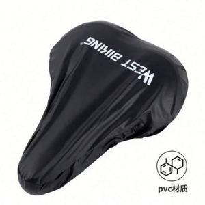 Protector de Asiento de Bicicleta de Montaña Universal Negro Reutilizable y Duradero, Impermeable, Resistente al Polvo, Cubierta de Asiento de Bicicleta de Carretera, Cubierta de Lluvia de Poliéster - Product Image 2