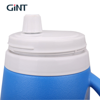 Pichet refroidisseur bleu 2.5L sans BPA Pichet à eau de camping en plein air Accessoires de voyage Refroidisseur d'eau isolé avec bec verseur