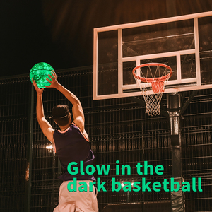 Zhensheng Factory Custom Sports <strong>Ball</strong> with Logo Night Game Green Fluorescent Luminous <strong>Ball</strong> Glow in the Dark Basketball - Product Image 4