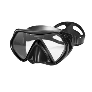 Gafas de Buceo de Una Ventana con Cristal Templado y Silicona para Snorkel, Deportes Acuáticos para Adultos - Product Image 1