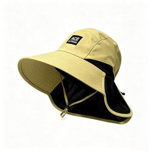 Chapeau Bob en Toile UPF50+ Anti-UV à Large Bord Réglable avec Sangle Mentonnière et Maille Respirante pour Pêche et Randonnée Estivale - Product Image 2